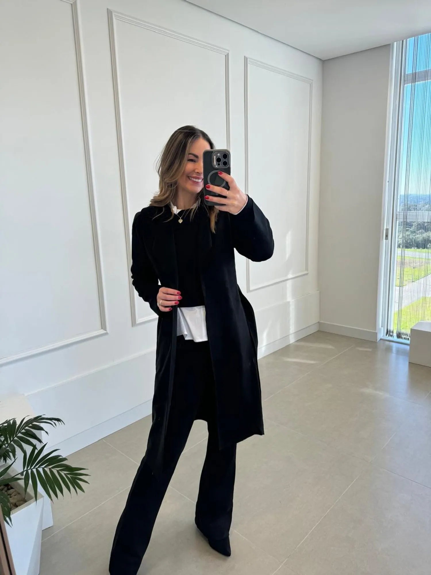 Casaco Suede Trench Coat Neo - Tricô
